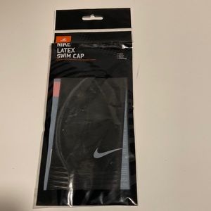 Nike black swim cap
